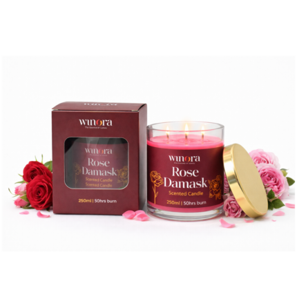 Fragrance Candles Rose Damask